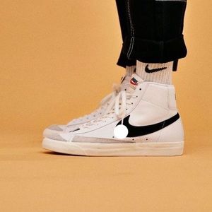 Nike Blazer mid GS white black